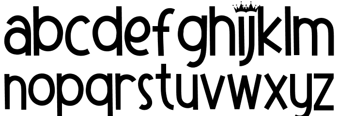 Clock Crown Demo Font LOWERCASE