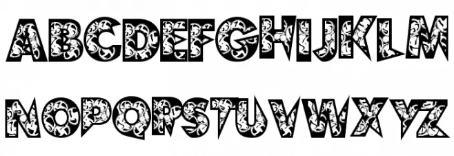 ClockWork Polices MAJUSCULES