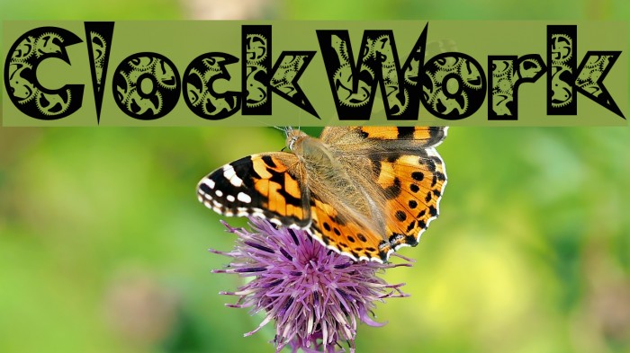 ClockWork Font examples