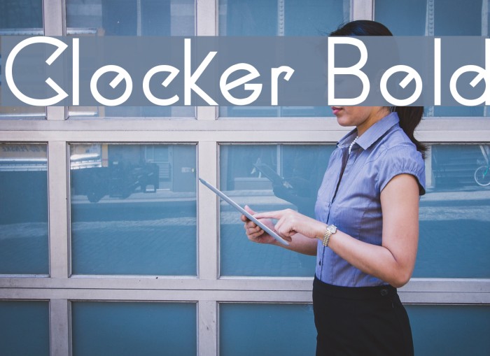 Clocker Bold Example 2