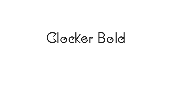 Clocker Bold Logo