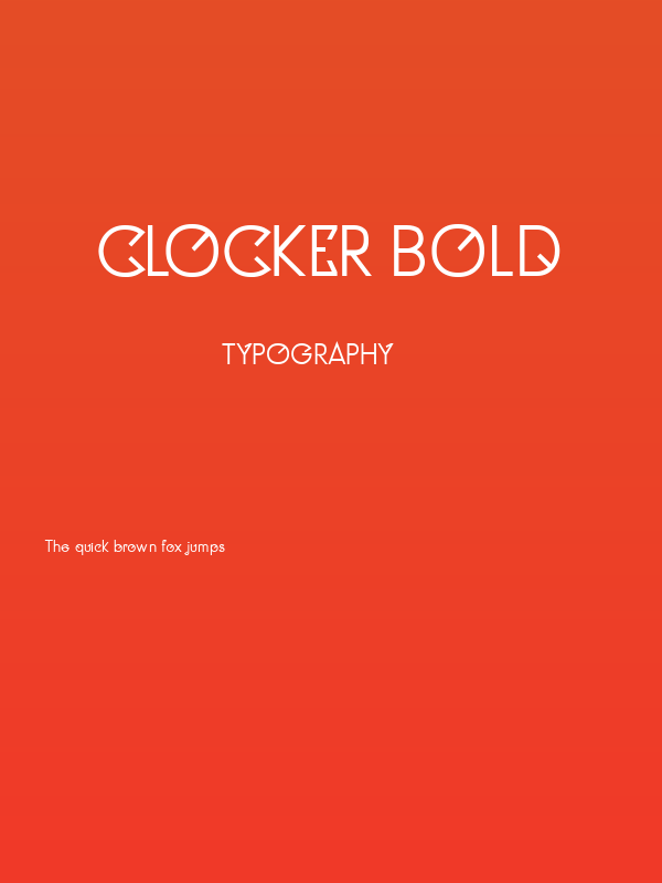 Clocker Bold Poster