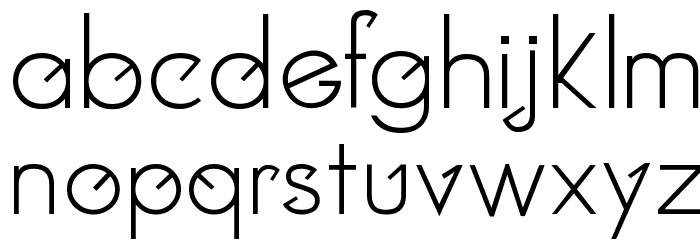 Clocker Medium Font LOWERCASE