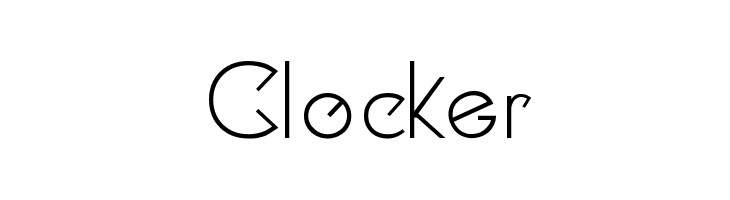 Clocker  Descarca Fonturi Gratis