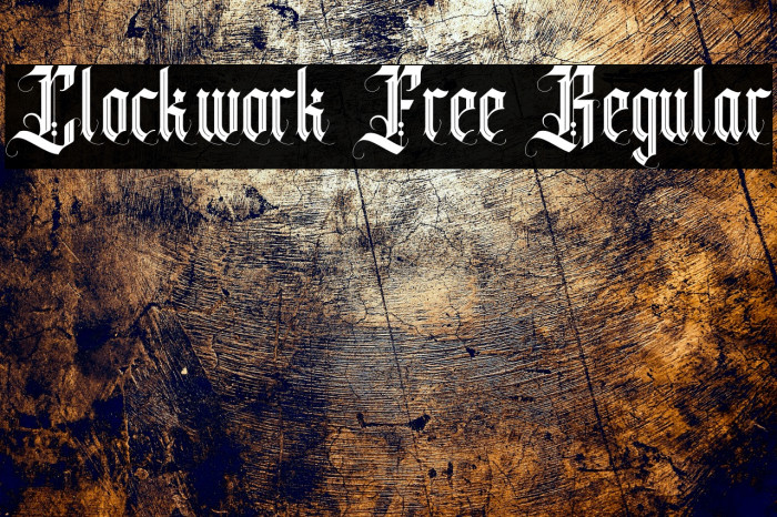 Clockwork Free Regular Example 1