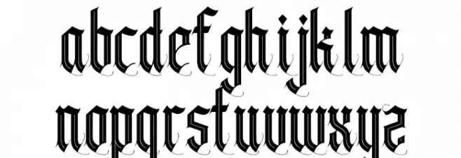 Clockwork Free Regular Font Litere mici