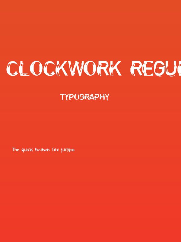 Clockwork Regular Poster