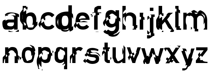 Clockwork Regular Font LOWERCASE