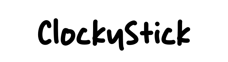 Clocky Stick  baixar fontes gratis