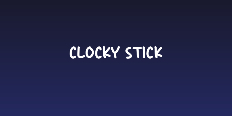 Clocky Stick Social Header