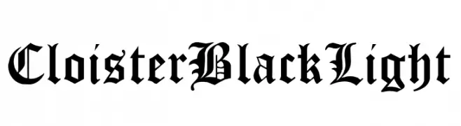 Cloister Black Light  تنزيل الخطوط