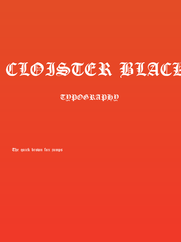 Cloister Black Light Poster