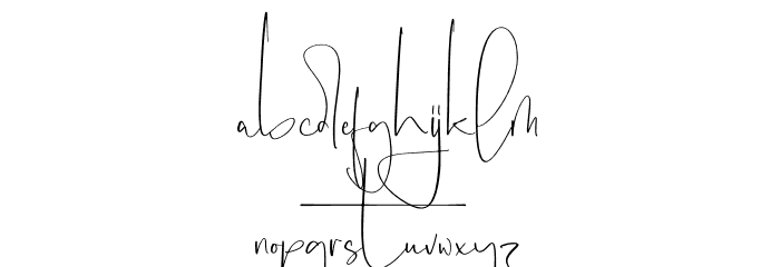 Clomantso Font LOWERCASE