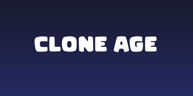 Clone Age Social Header