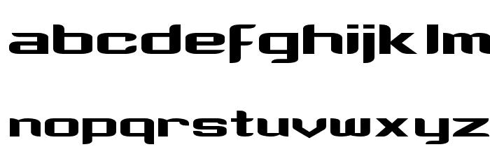 CloneWars Font LOWERCASE