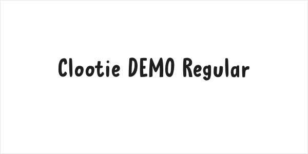 Clootie DEMO Regular Logo
