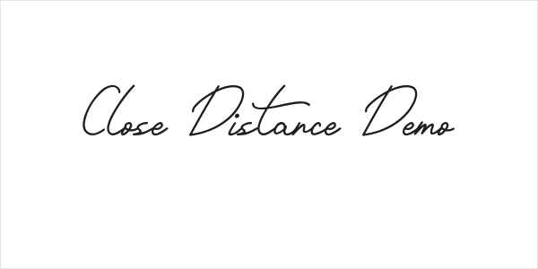 Close Distance Demo Logo