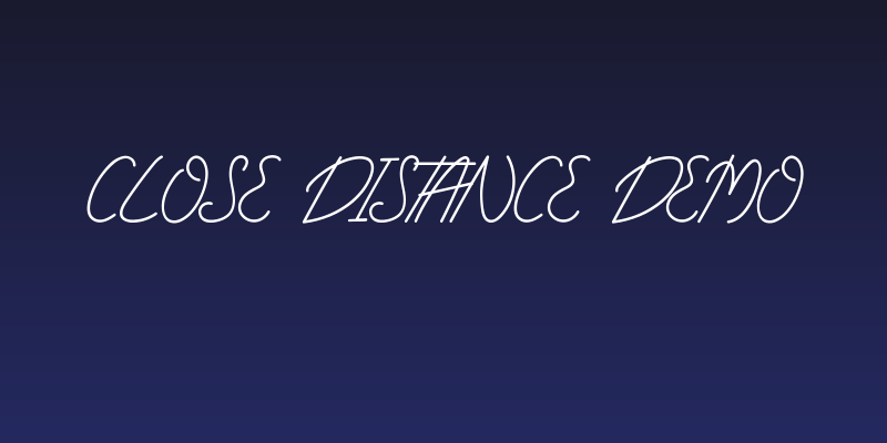 Close Distance Demo Social Header