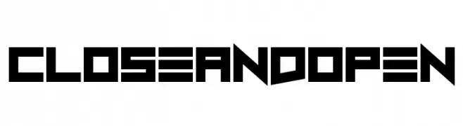 Close and Open  Frei Schriftart Herunterladen
