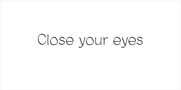 Close your eyes Logo