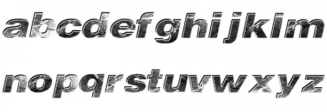 CloseRace Font LOWERCASE