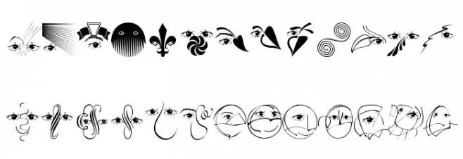 CloseUp Schriftart Groß