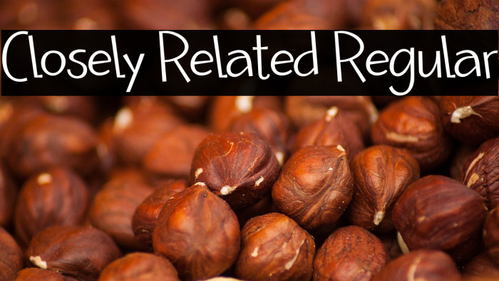 Closely Related Regular Example 1