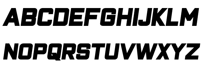 Closeness Bold Italic Font LOWERCASE