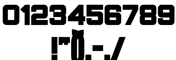 Closeness Bold Font OTHER CHARS
