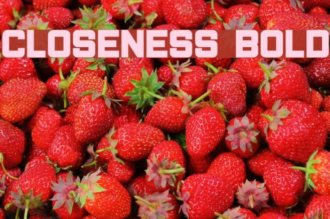 Closeness Bold Example 3