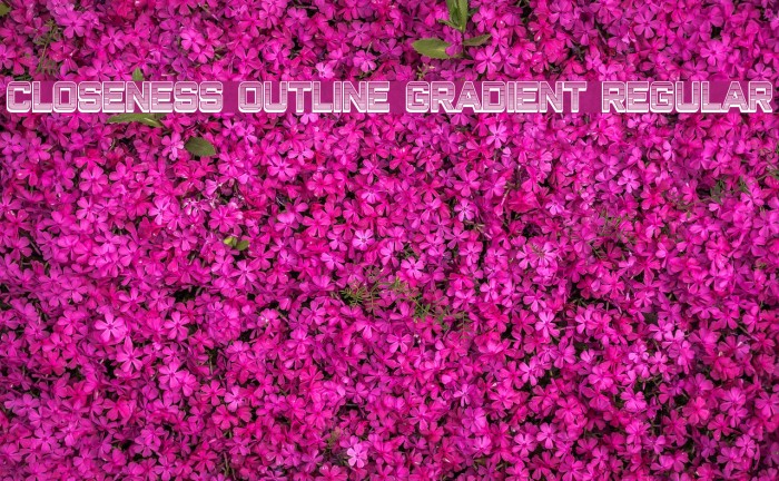 Closeness Outline Gradient Regular Example 2