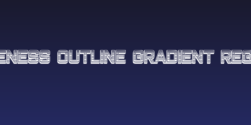 Closeness Outline Gradient Regular Social Header