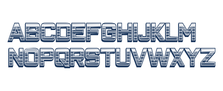 Closeness Outline Gradient Regular Lowercase