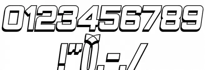 Closeness Outline Italic Font OTHER CHARS