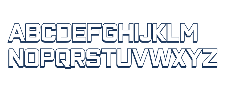 Closeness Outline Regular Lowercase