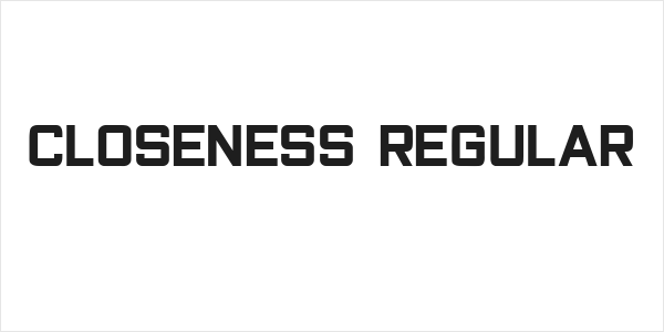 Closeness Regular Logo