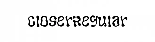 CloserRegular  免费字体下载