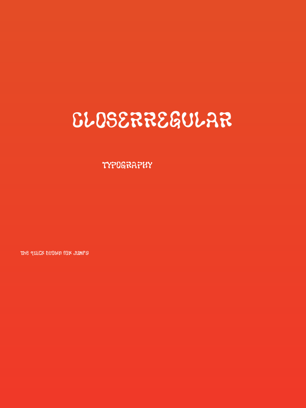 CloserRegular Poster