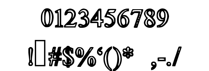 ClosetoTO Font OTHER CHARS