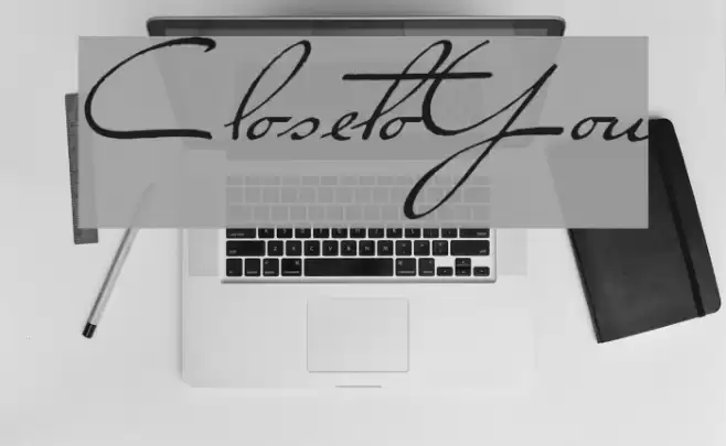 ClosetoYou Font examples
