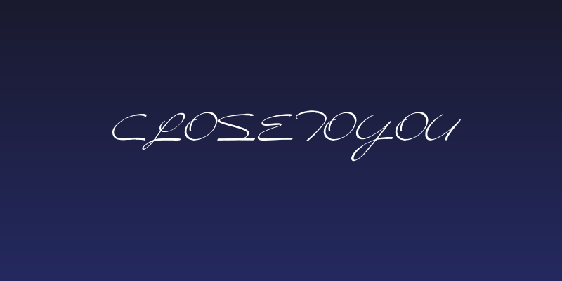 ClosetoYou Social Header