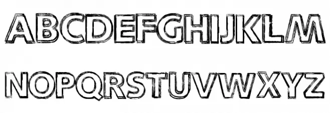 Closure Schriftart Groß