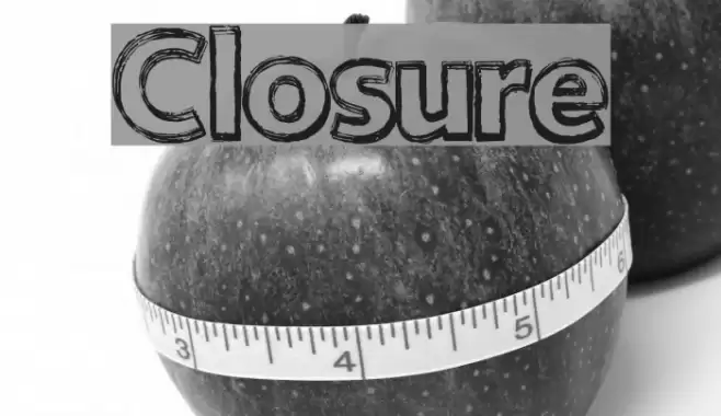 Closure Font examples