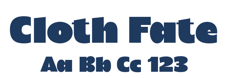 Cloth Fate Font Preview