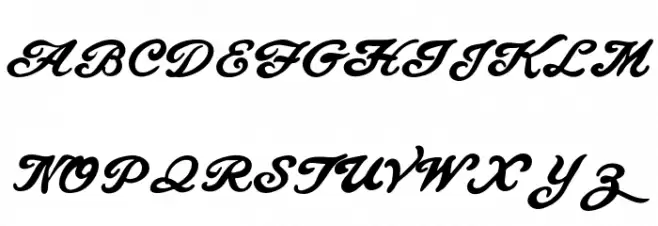 Clothe PERSONAL USE ONLY フォント 大文字