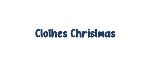 Clothes Christmas Logo