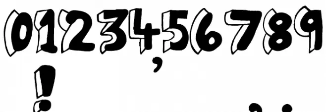 Clothes Peg Font OTHER CHARS