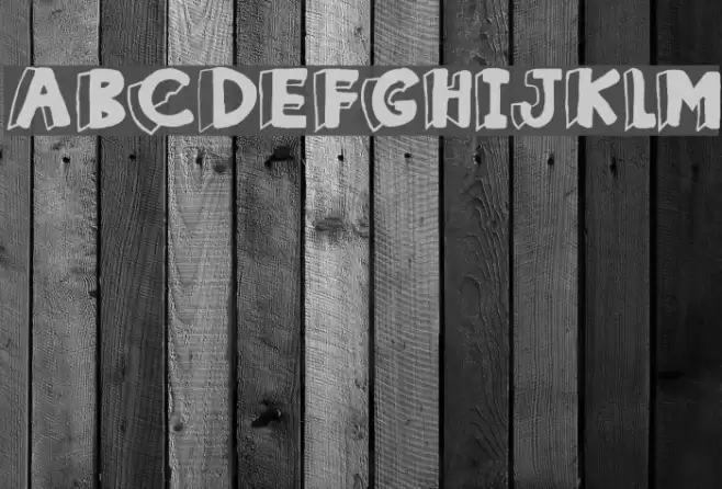 Clothes Peg Font examples