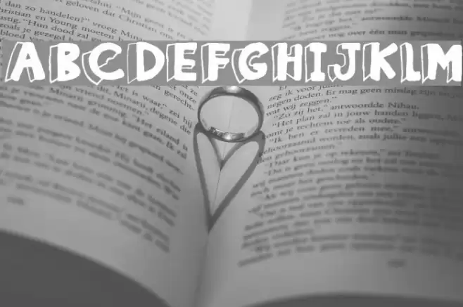 Clothes Peg Font examples