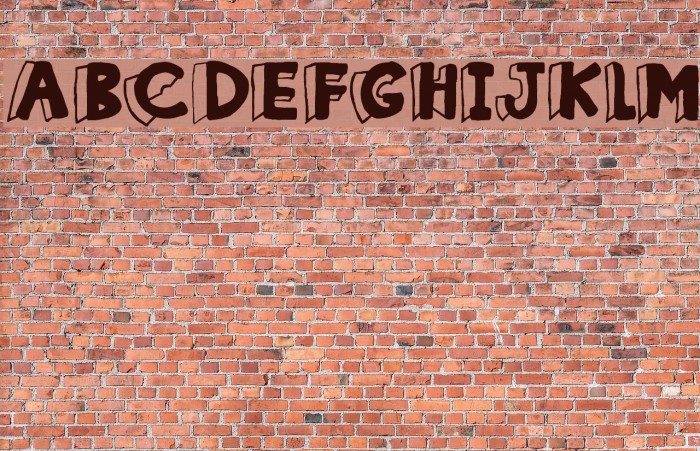 Clothes Peg Font examples